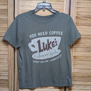 Gilmore Girls Luke's Diner Graphic T-Shirt Size Small